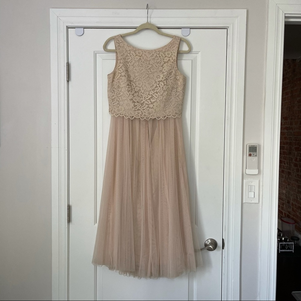 Donna Morgan Amelia crop top dress and skirt
